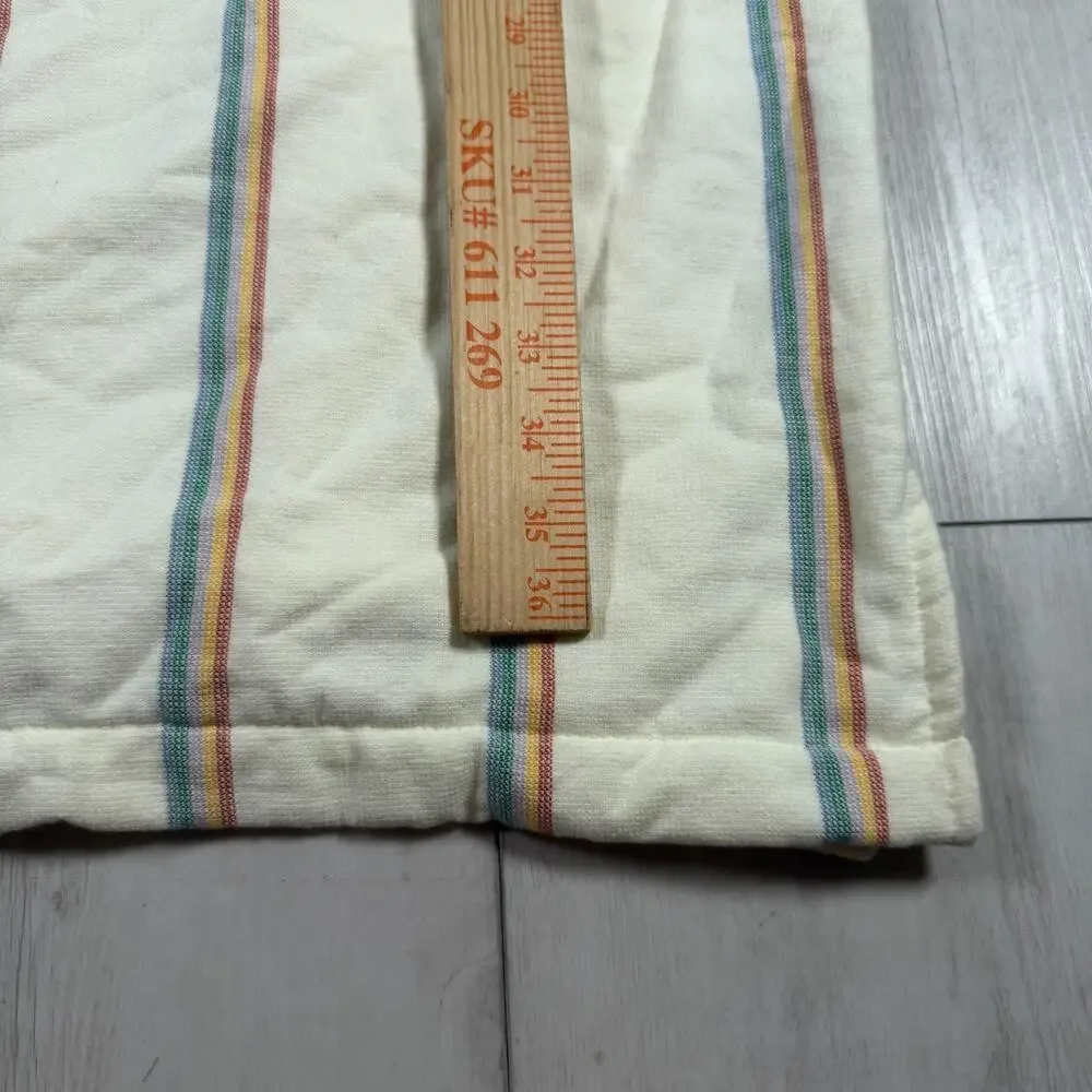 Slowtide Hooded Towel Poncho Stripe Surf Beach Changing Robe Cover Up (S/M)
